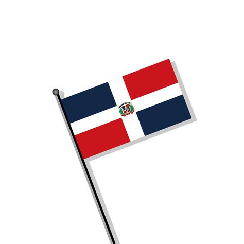 Illustration Of Dominican Republic Flag Template 13347213 Vector Art At Vecteezy