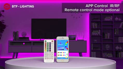 BTF-LIGHTING: WS2811 LED Strip with SP611E LED Controller Kit - YouTube