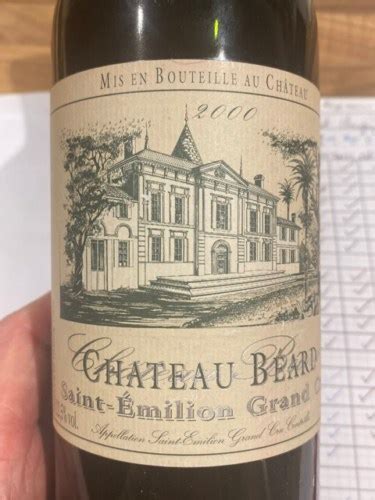 Ch Teau B Ard Saint Milion Grand Cru Vivino Us