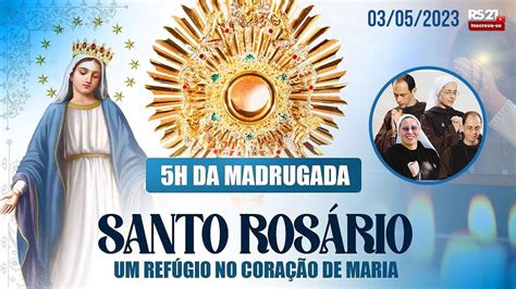 Santo Rosário AO VIVO Instituto Hesed e RedeSeculo21 YouTube