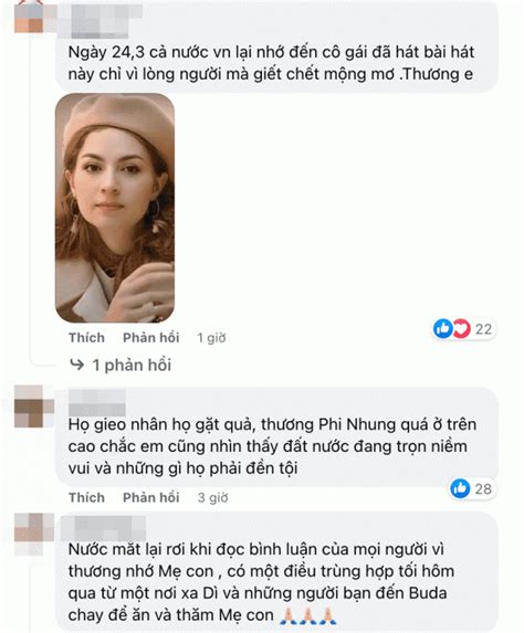 Con G I Phi Nhung Kh Ng Hi U V Sao B I H T Lu T Tr I C A M B Ng D Ng Hot Tr L I Fan R N