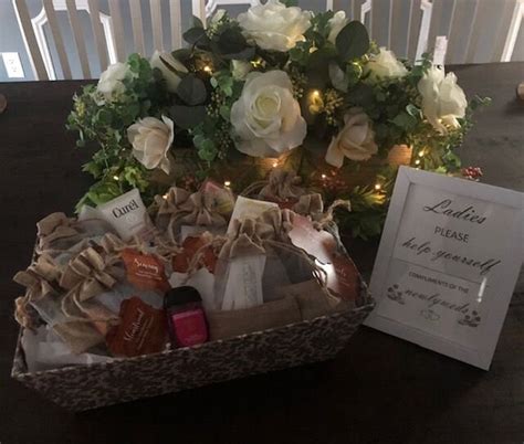 Wedding Basket Bathroom Fillers Hospitality Kit Bathroom Etsy