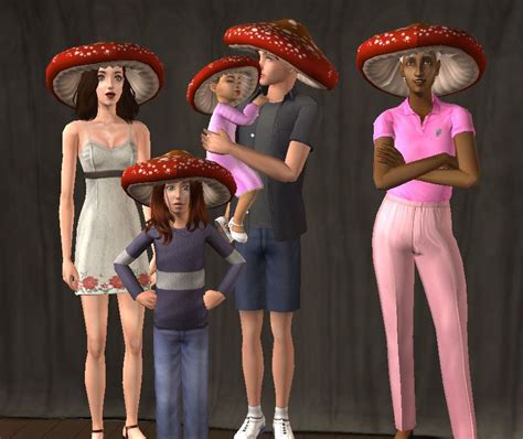 Will Wright Around The Sims 4 Game Textures Cc Hats Mushroom Hat