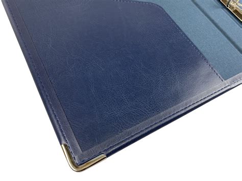 Navy Siena Pu Ring Binder Folder Workshop