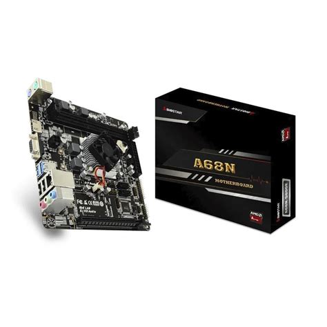 Placa Mãe Biostar A68N 2100K AMD E1 6010 2 0 KaBuM