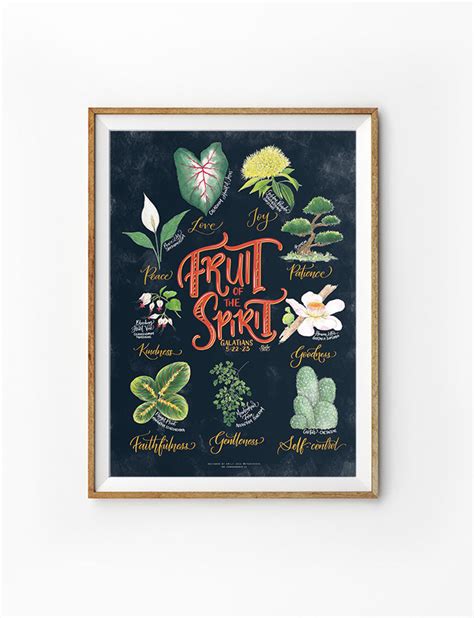 Fruit of the Spirit | Poster | Studio Seck x TCCo – The Commandment Co