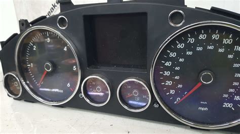 Volkswagen Touareg Instrument Panel Clocks Dials Cluster