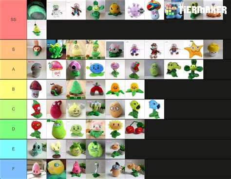 Plants Vs Zombies Modern Bootlegs Plush Tier List Community Rankings