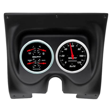 Auto Meter Designer Black Series Quad And Tachometer Speedometer Gauge