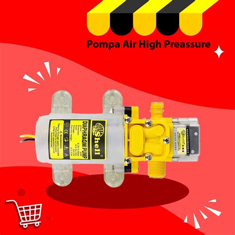 Jual Shell Pompa Air High Pressure Car Washing Water Diaphragm Pump