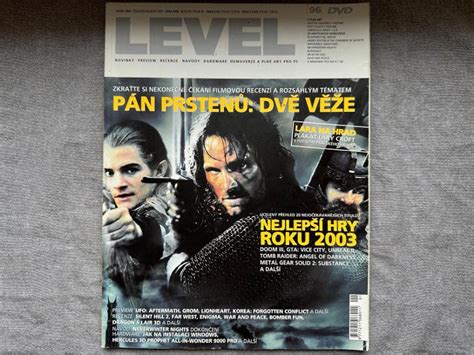 Level 96 Leden 2003 Herní Magazín časopis Pán Prstenů Dvě Věže Aukro