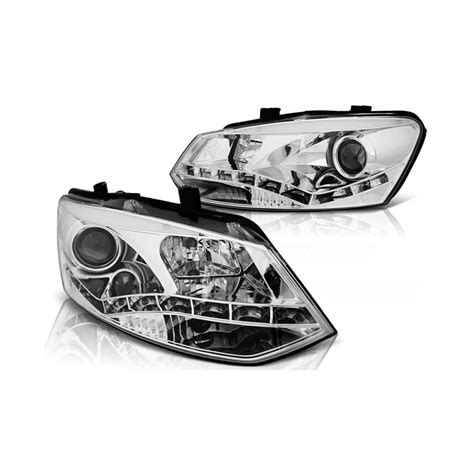 Led Scheinwerfer Chrom Vw Polo R Inkl E Pr Fzeichen