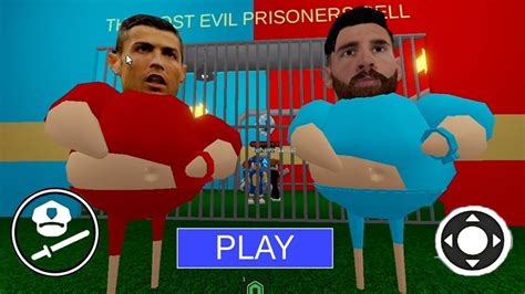 New Game Ronaldo Vs Messi Barry S Prison Run Obby Youtube