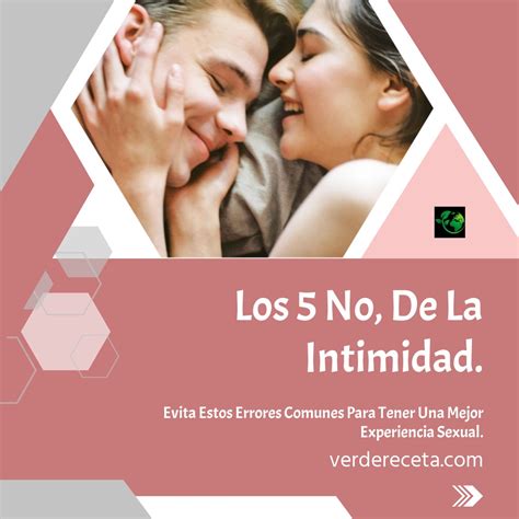 Relaciones Ntimas Los No Verde Receta