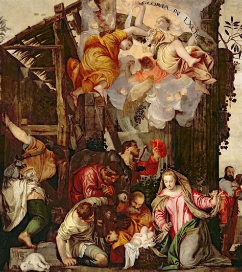 Adoration Of The Shepherds Veronese Paolo Cagliari