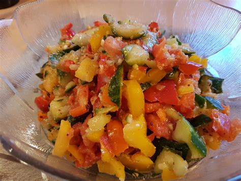 Paprika Salat Bines Thermi Welt