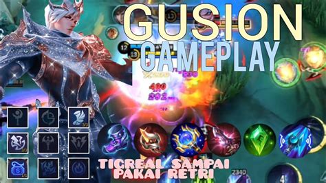 GUSION VS 2 RETRIBUTION GUSION GAMEPLAY HARD GAMEPLAY TUTORIAL