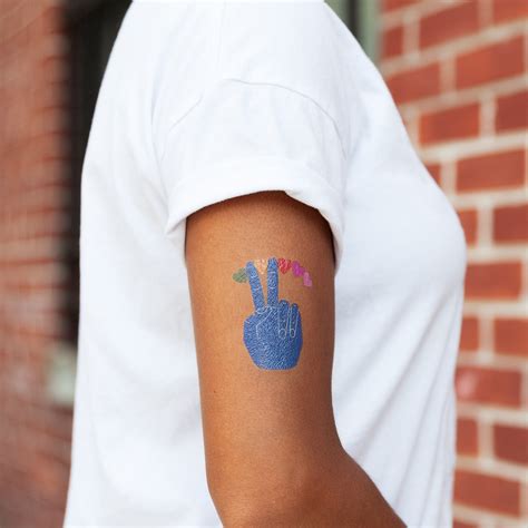 Peace And Love by Lisa Congdon from Tattly Temporary Tattoos – Tattly ...