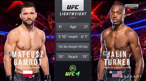 MATEUSZ GAMROT VS JALIN TURNER FULL FIGHT UFC 285 YouTube