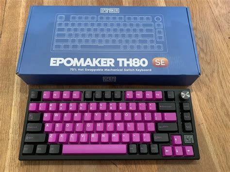 EPOMAKER TH80 SE Gasket 75 Mechanical Keyboard NKRO Hot Swappable RGB Tripl 68 00
