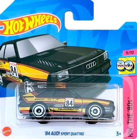 Машинка Hot Wheels Базовой коллекции 84 Audi Sport Quattro 152 250 5785 HKG88 mainline 2023