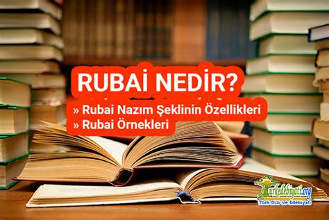 Rubai Naz M Iir Ekli Ve Zellikleri T Rk Dili Ve Edebiyat