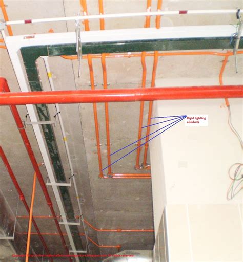 Electrical Installation Wiring Pictures: Lighting flexible conduits