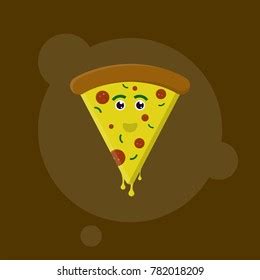 Pizza Slice Cartoon Stock Vector (Royalty Free) 782018209 | Shutterstock