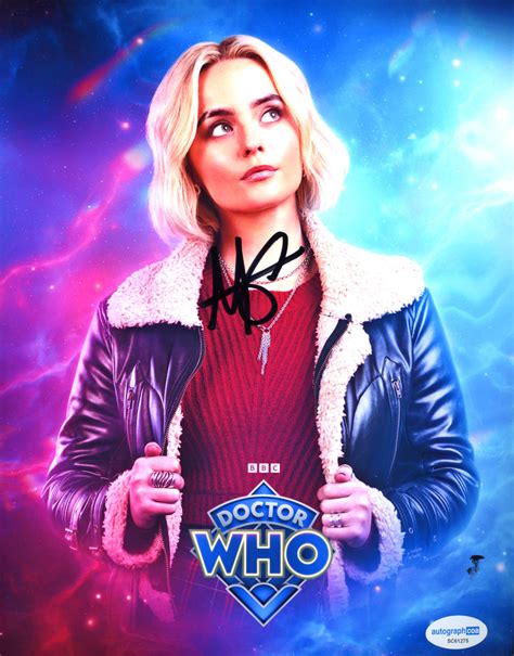 Millie Gibson Doctor Who Signed Autograph 8x10 Photo ACOA | Outlaw ...