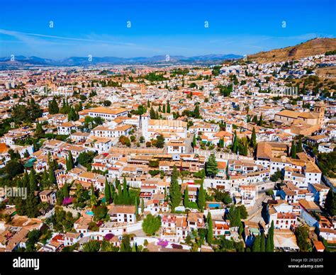 San Nicholas Church Or Iglesia De San Nicolas And Viewpoint Aerial