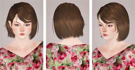 Newsea S Sweet Scar Retextured By Liahx Sims Hairs Sims Sims