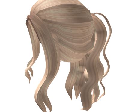 Aesthetic Blonde Wavy Ponytail Roblox ID