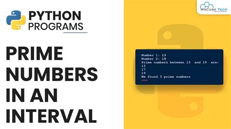 Python Program To Print All Prime Numbers In An Interval Complete