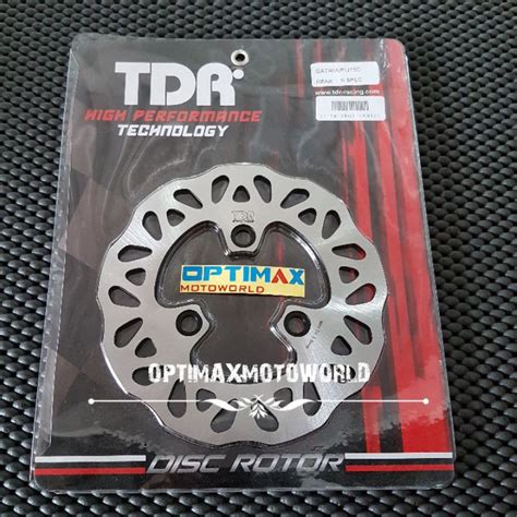 Jual DISC ROTOR PIRINGAN CAKRAM BELAKANG TDR NEW SPEC 188 MM SATRIA FU