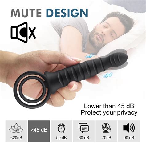 10 Frequency Double Penetration Anal Plug Dildo Butt Plug Vibrator For Men Strap On Penis Vagina