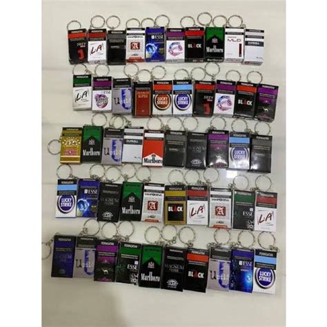 Jual Gantungan Kunci Miniatur Rokok Ganci Unik Ganci Miniatur