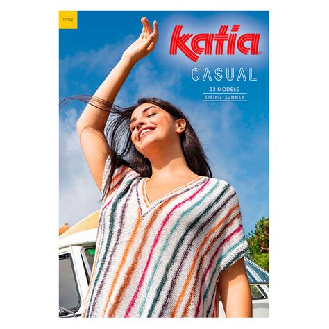 KATIA Revista Katia Casual 112 Lanas Punto Y Raya