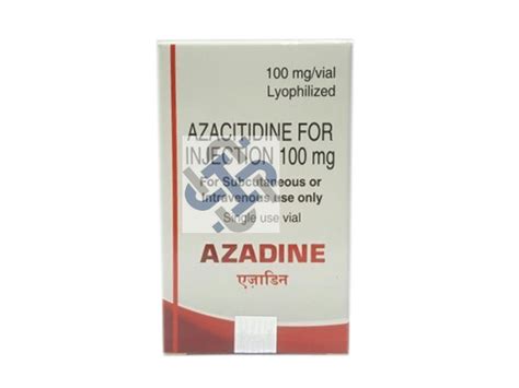 INTAS Liquid Azadine Azacitidine 100 Mg Injection Packaging Type Vial