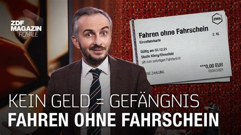 Fahren Ohne Fahrschein Unn Tigste Straftat Seit Zdf Magazin