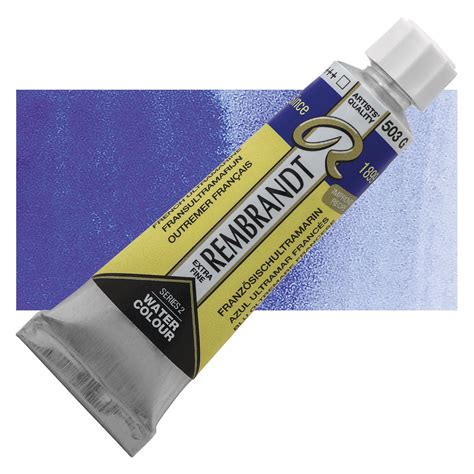 Rembrandt Artist Watercolors French Ultramarine 10 Ml Tube BLICK