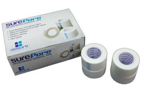 Paper Color White Surepore Microporous Surgical Tape Tape Size Mm