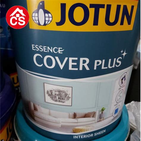 Jual Cat Tembok Jotun Essence Cover Plus Sheen Liter Pail Putih