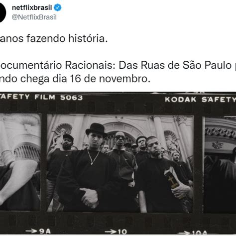 Netflix anuncia data de lançamento do documentário dos Racionais MCs