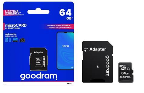 Karta pamięci Goodram 64 GB z adapterem Class 10 Sklep Opinie Cena