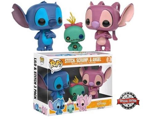 Funko Pop 3 Pack Stitch Angel And Scrumps Sears