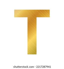 English Alphabet Gold Texture Letter T Stock Vector (Royalty Free ...