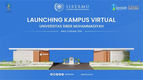 Launching Kampus Virtual Universitas Siber Muhammadiyah Youtube