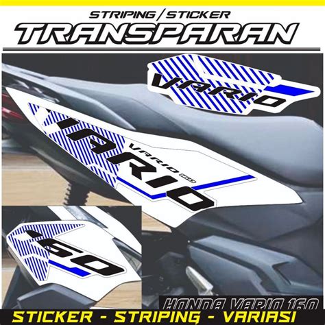 Jual Stiker Motor Striping Transfaran Vario New Sticker Transparan