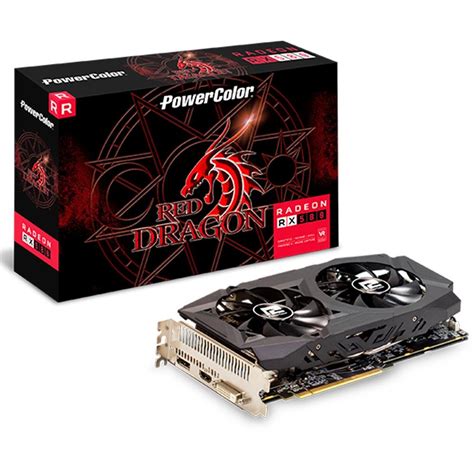 Placa de Vídeo RX 580 PowerColor Red Dragon AMD Radeon, 8GB GDDR5 ...
