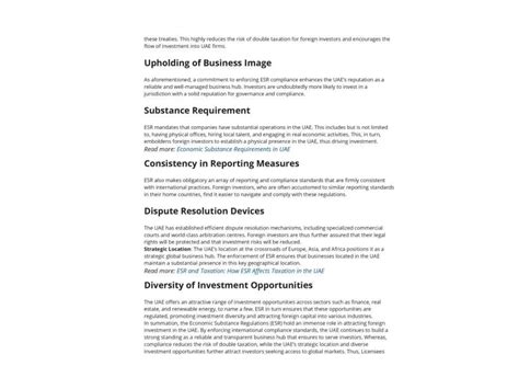 The Role Of ESR In Attracting Foreign Investment To The UAE PPT